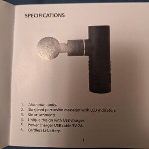 BODY MESSAGER WITH LED NEW